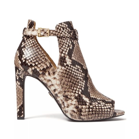 MICHAEL Michael Kors Women's Lawson Open Toe Booties - Natural 6M - Picture 7 of 8